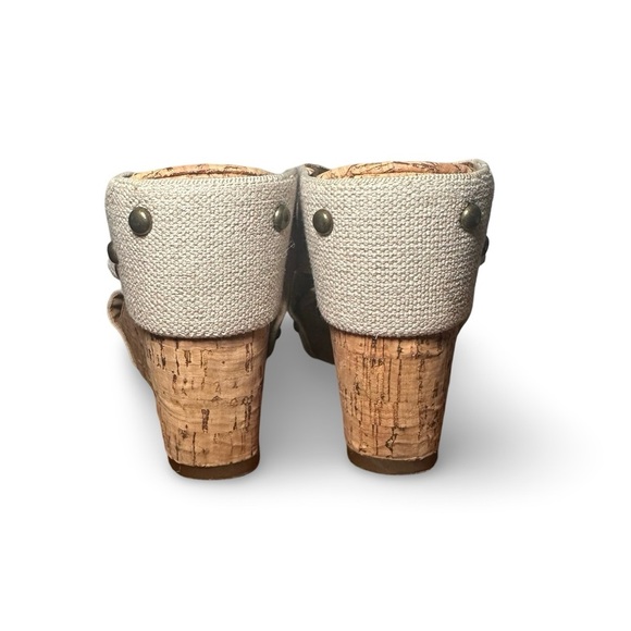 Lucky Brand Cork Wedges Womens Size 8 - Picture 3 of 5